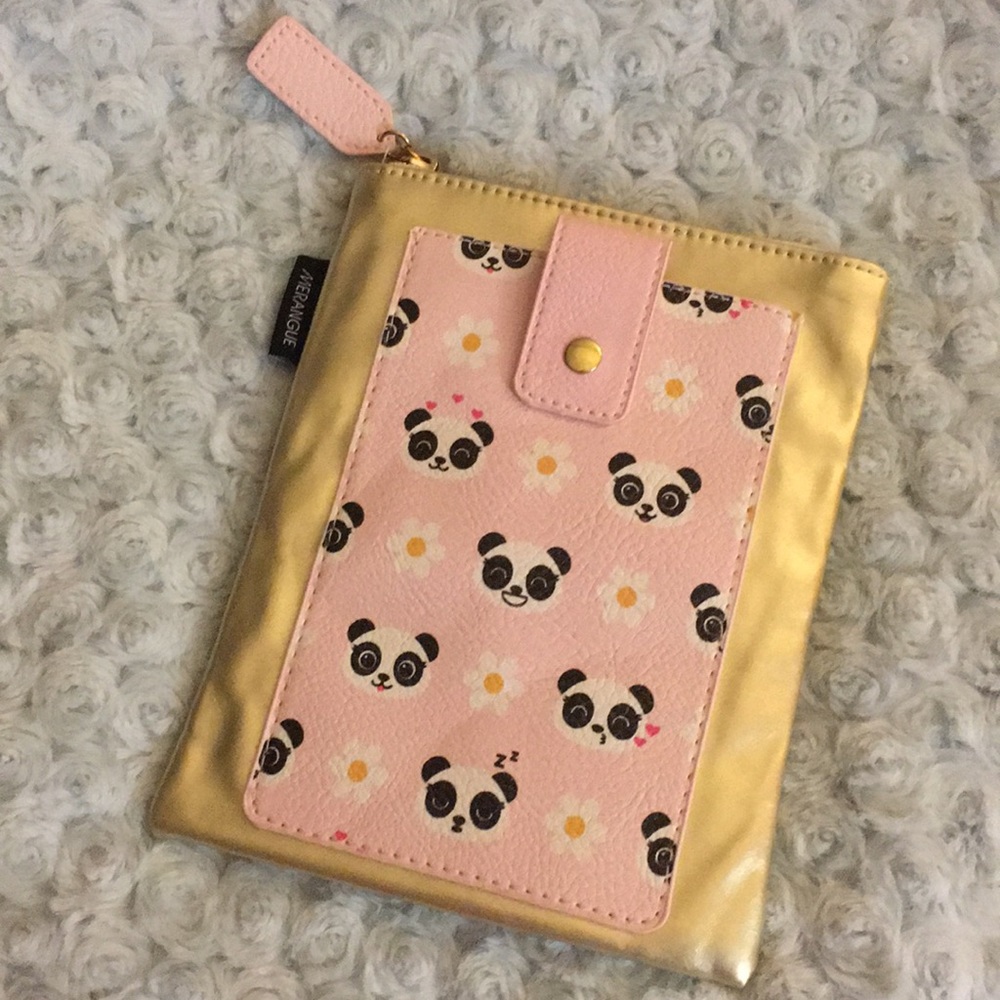 Cute Panda Zippered Case